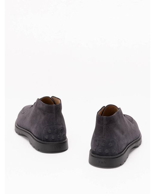 Tod's Blue Desert Boots for men