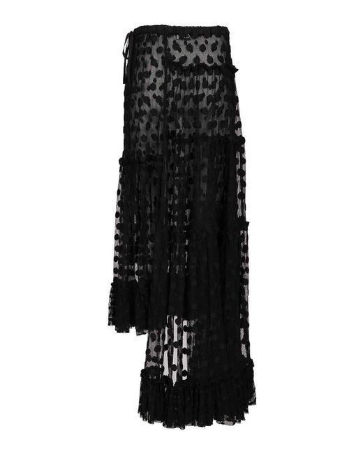 Dries Van Noten Black Sunia Long Skirt
