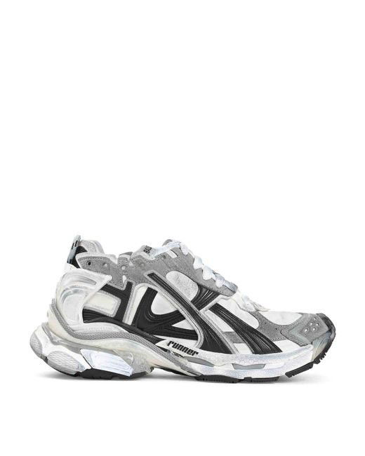 Balenciaga White Runner Gradient Snekaers for men