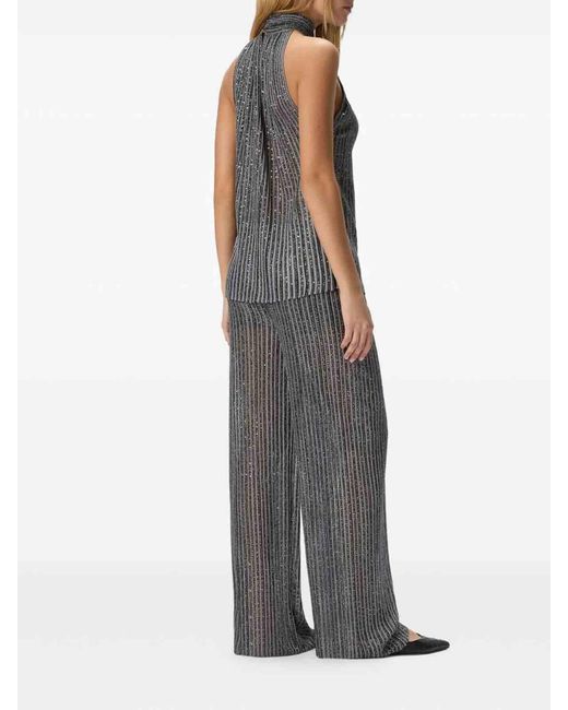 Missoni Gray Strigh-Leg Trousers