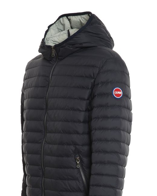 Colmar Black Hooded Qulted Jacket for men