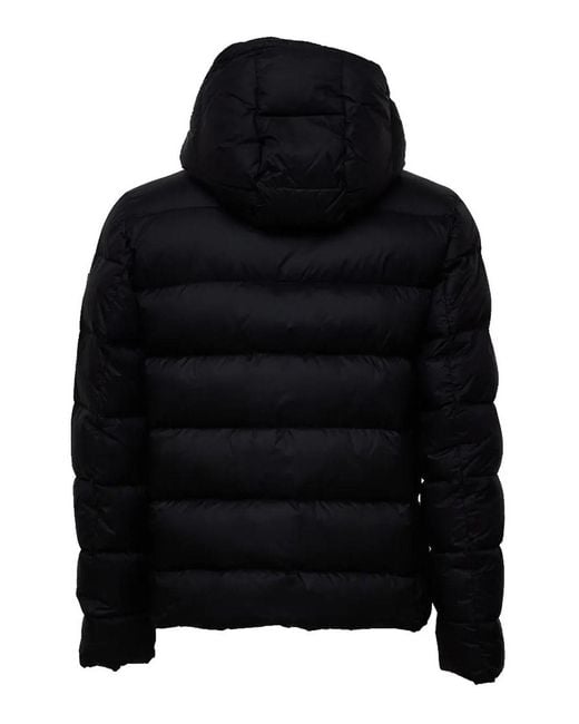 Fay Black Db Front Piuma Cappuccio Nero for men