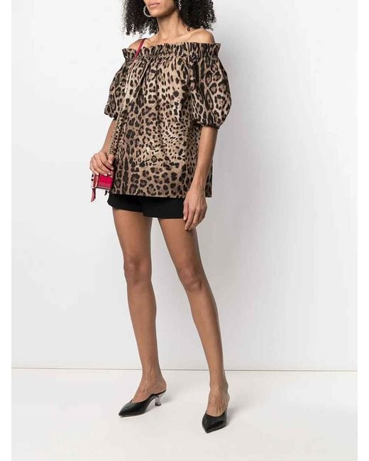 Dolce & Gabbana Brown Blouse