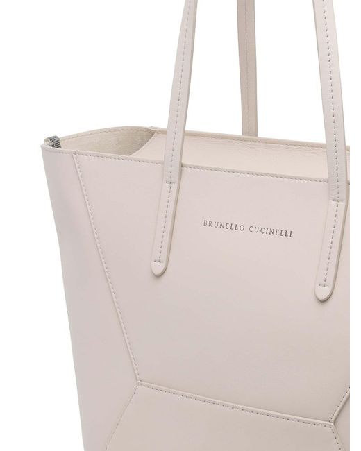 Brunello Cucinelli Natural Tote Bag