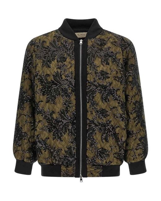 Le twins Black Belluno Bomber Jacket