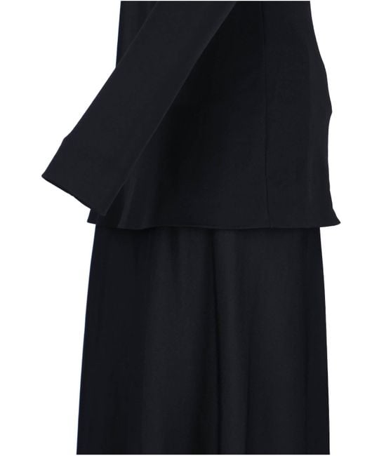 Jil Sander Black Dresses Viscose