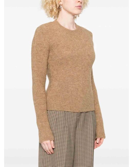 AMI Natural Crewneck Sweater