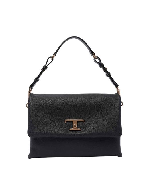 Tod's Black Chiusura Turn Lock