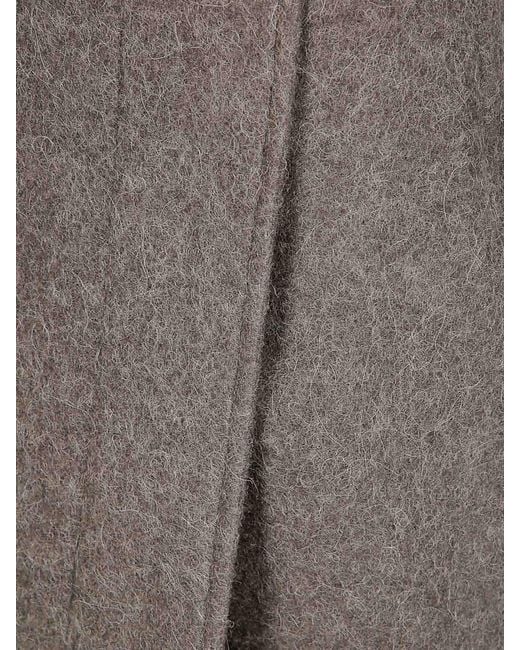 Lemaire Brown Wrapover Skirt