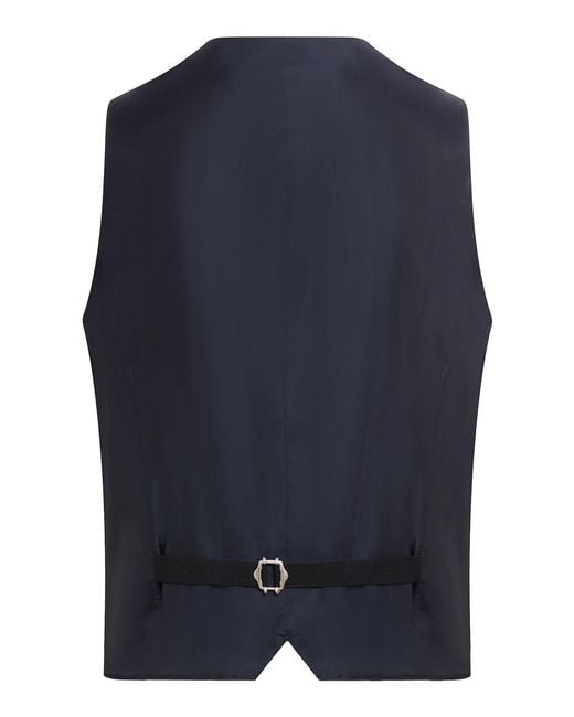 Tagliatore Blue Tailored Single-Breasted Wool Suit for men