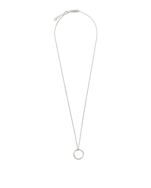 Maison Margiela White Logo Neckline for men