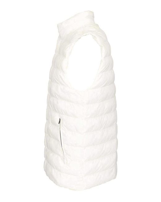 Herno White Padded Vest for men