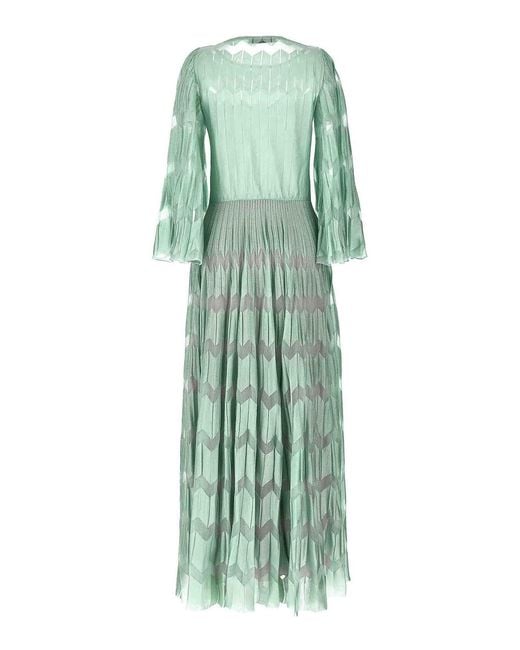 Antonino Valenti Green Mariko Mori Long Dress