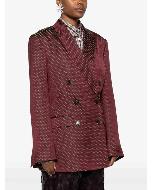 Dries Van Noten Purple Bafya 2350 Wwjacket