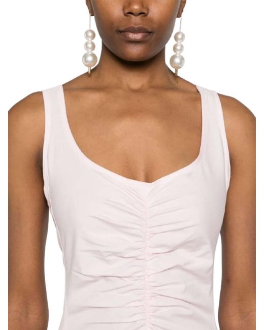 Sportmax Pink Cotton Dress