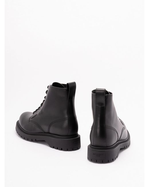 Givenchy Black Lace Up Boots for men