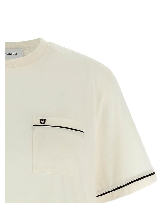 Ferragamo White T-Shirt