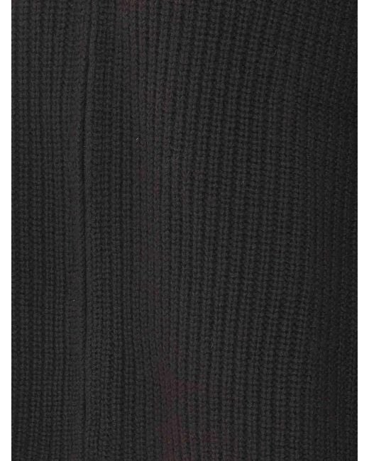 Lisa Yang Black Dark Fern Sadie Zip Cardigan