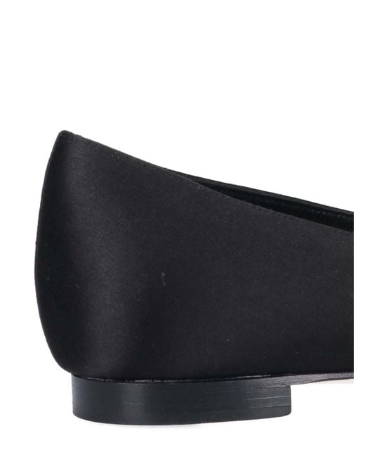 Manolo Blahnik Black Ballerinas