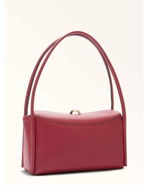 Furla Red Nicole M Boston Shoulder Bag