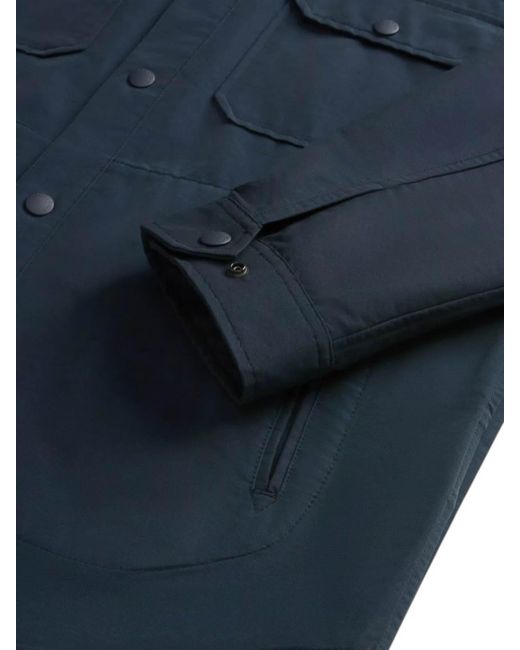 Woolrich Blue Overshirt for men