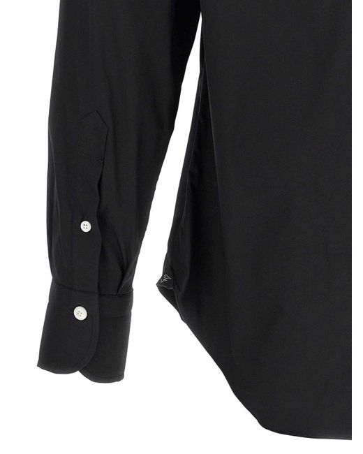 Finamore 1925 Black Napoli Shirt for men