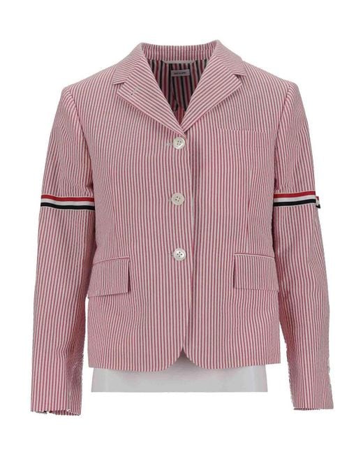 Thom Browne Pink High Break Sb Sportcoat