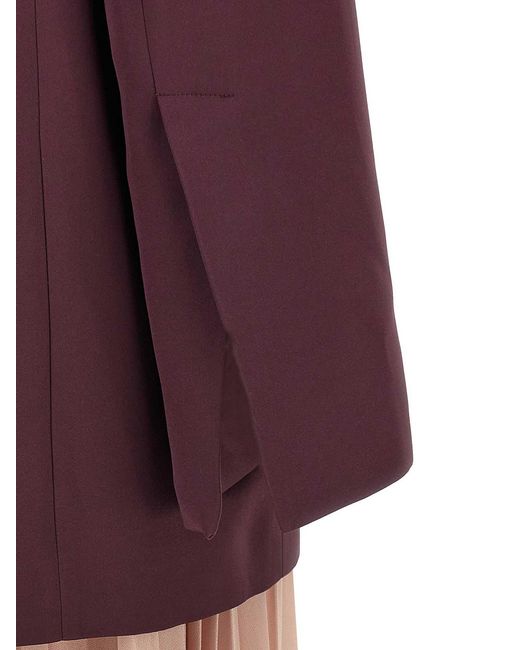 Pinko Purple 2-in-1 'noce' Dress