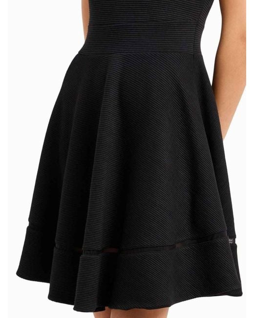 Emporio Armani Black Sleeveless Mini Dress