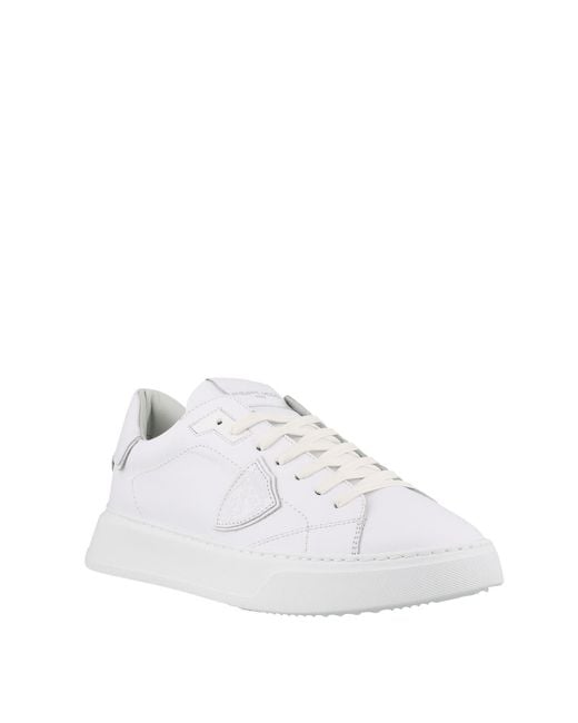 Philippe Model White Temple Sneakers for men