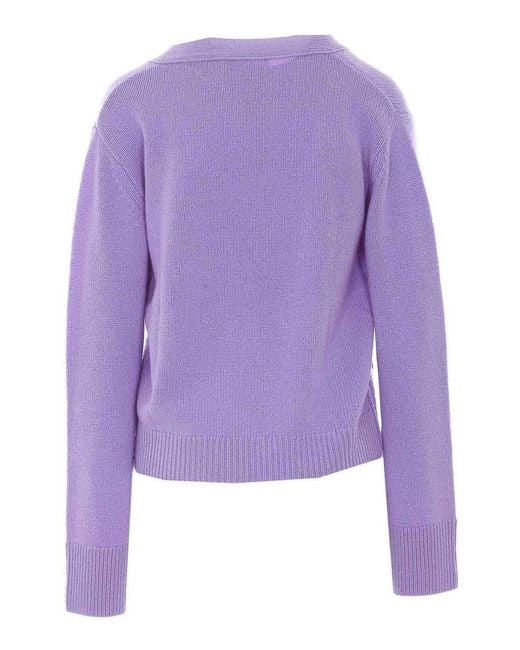 Lisa Yang Purple Danni Cardigan