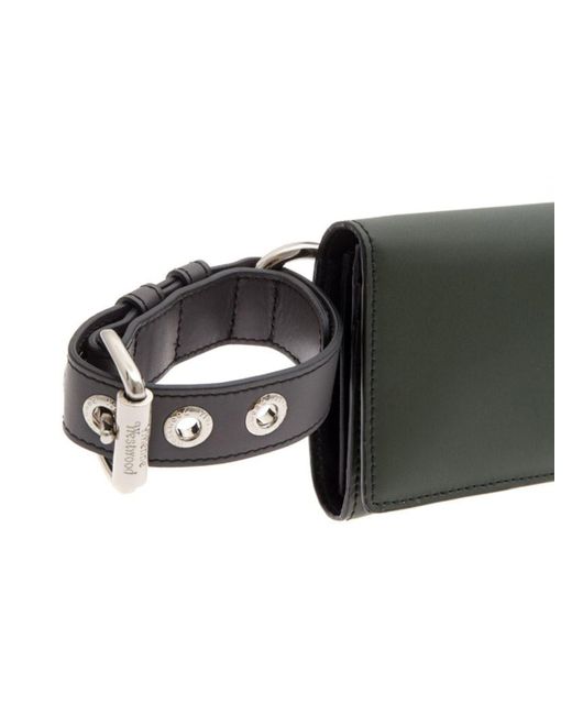 Vivienne Westwood Green Leather Wallet
