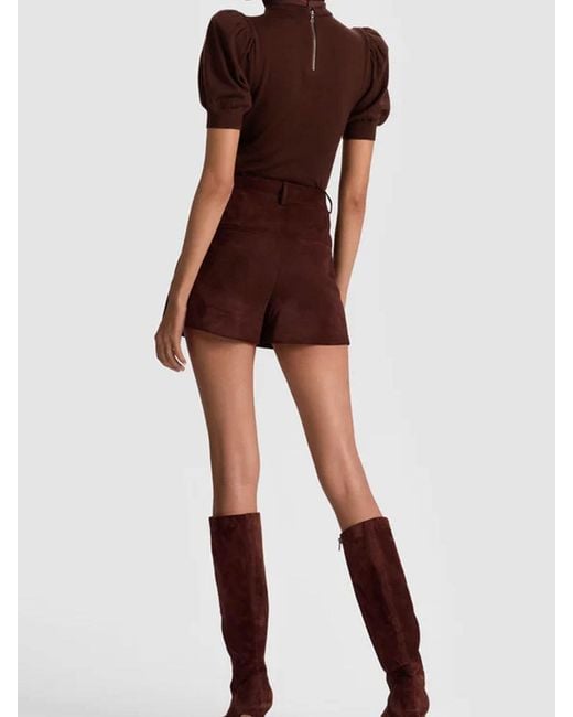 Alice + Olivia Brown Chase Sweater