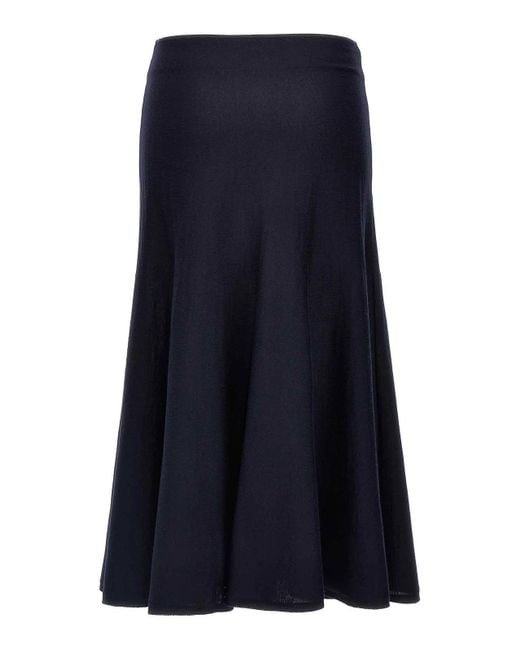 Khaite Blue Midi Skirts
