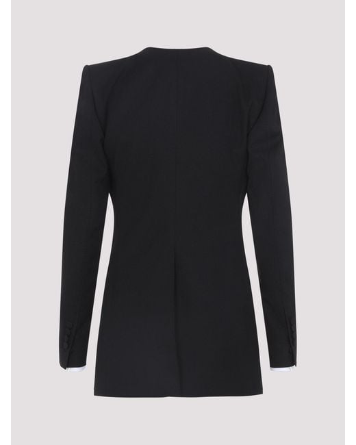 Tom Ford Black Collarless Jacket