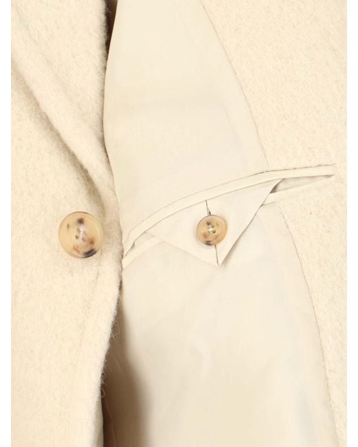DUNST Natural Single-Breasted Blazer