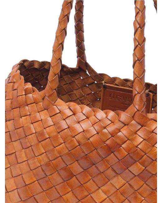 Dragon Diffusion Brown Santa Croce Small Bag