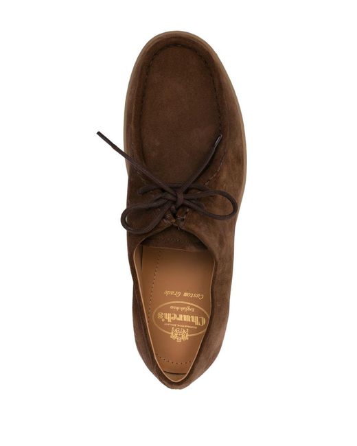 Church's Brown Leather Derby Shoes for men