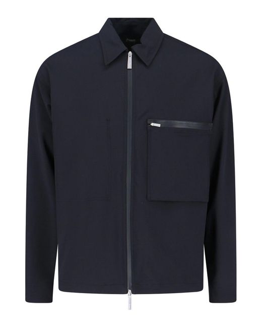 Laminar Blue Shirt Jacket for men