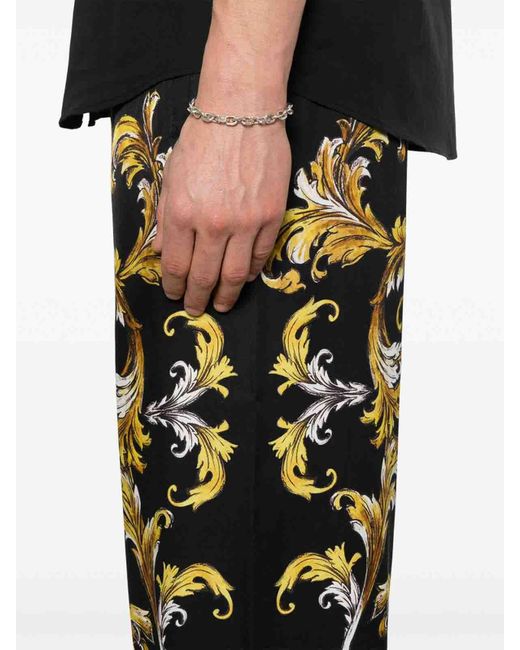 Versace Jeans Couture Black Pants for men
