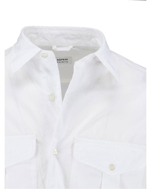 Camicia di Aspesi in White da Uomo