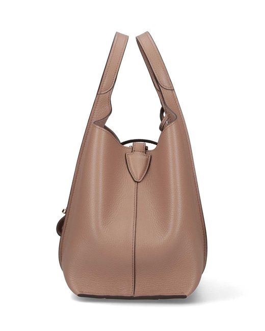 Tod's Brown Small Tote Bag