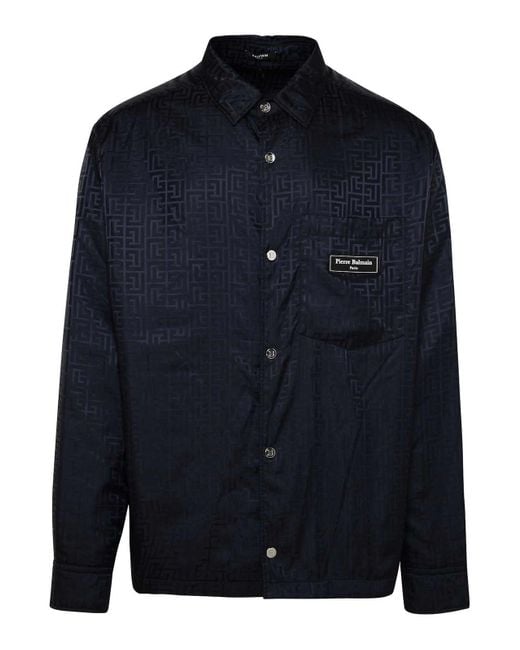 Balmain Blue Shirt for men