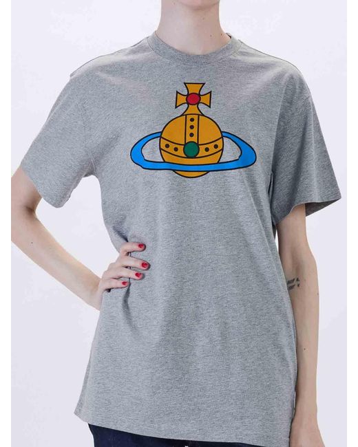 Vivienne Westwood Gray Oversized Classic Tshirt
