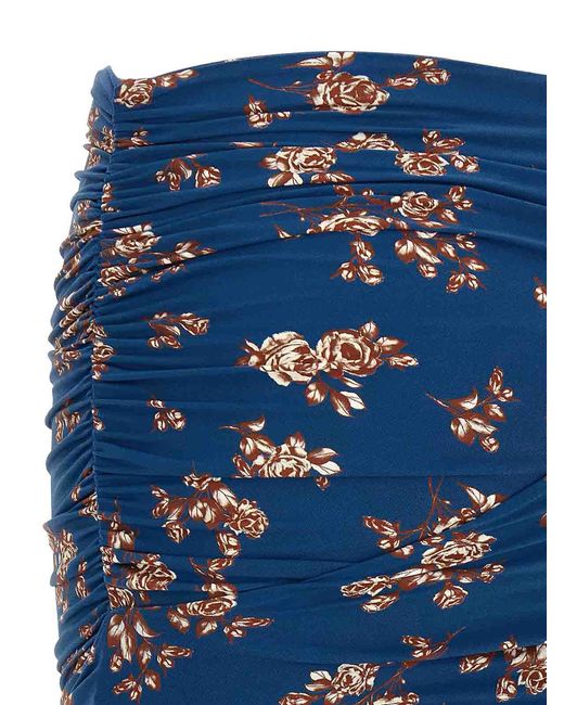 Magda Butrym Blue 01 Swimsuit Skirt