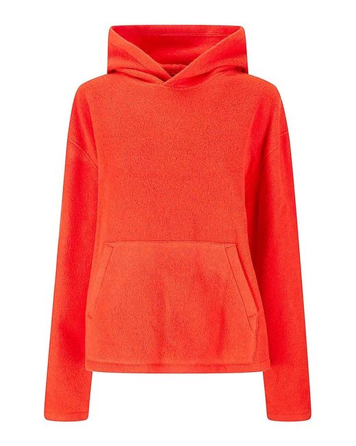 Rier Red Fleece Hoodie