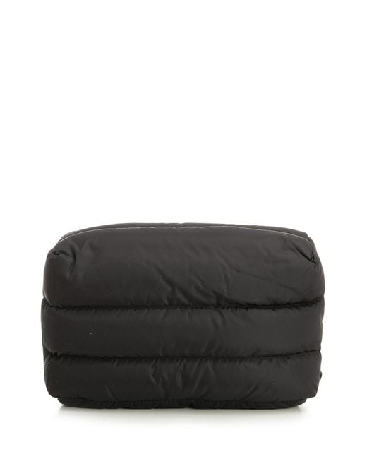 Moncler Black Caradoc Quilted Beauty Case for men