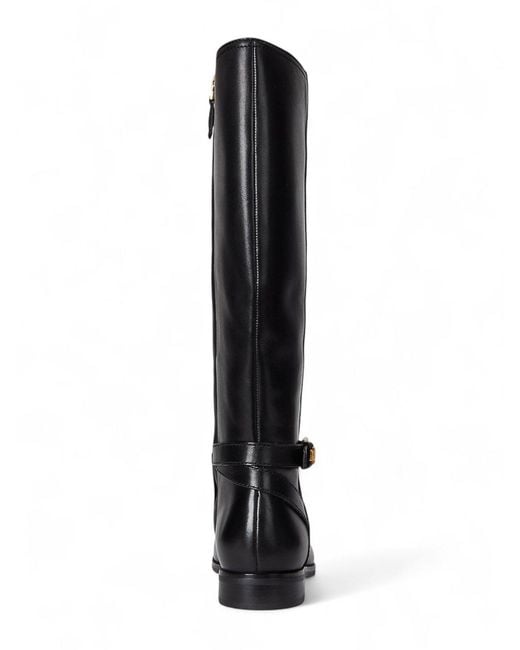 Ralph Lauren Black Brooke Tll 2-Boots-Tall Boot