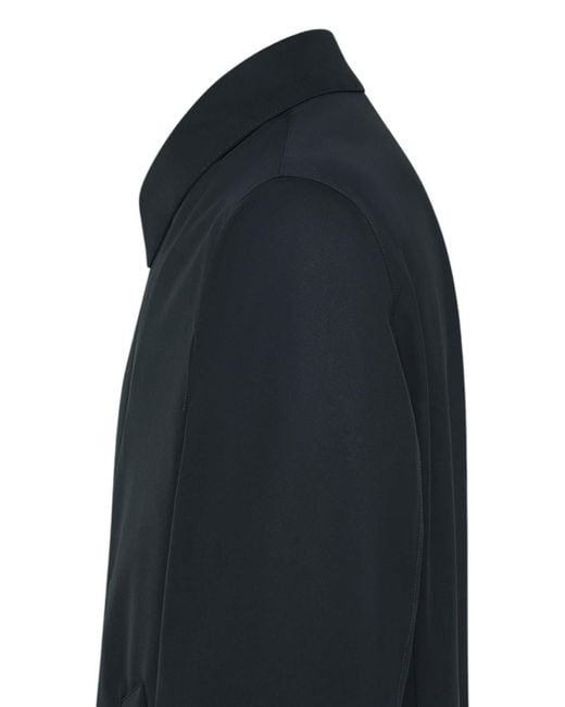 Peuterey Blue Trench Coat for men
