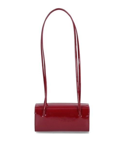 Borsa A Spalla di Faune in Red